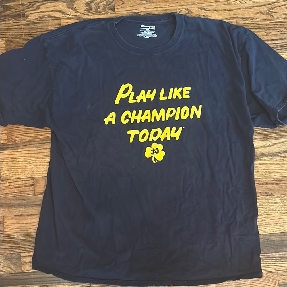 Champion Navy Blue Short Sleeve Tee